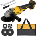 21V Cordless Angle Grinder Compatible with DeWalt 20V Batteries
