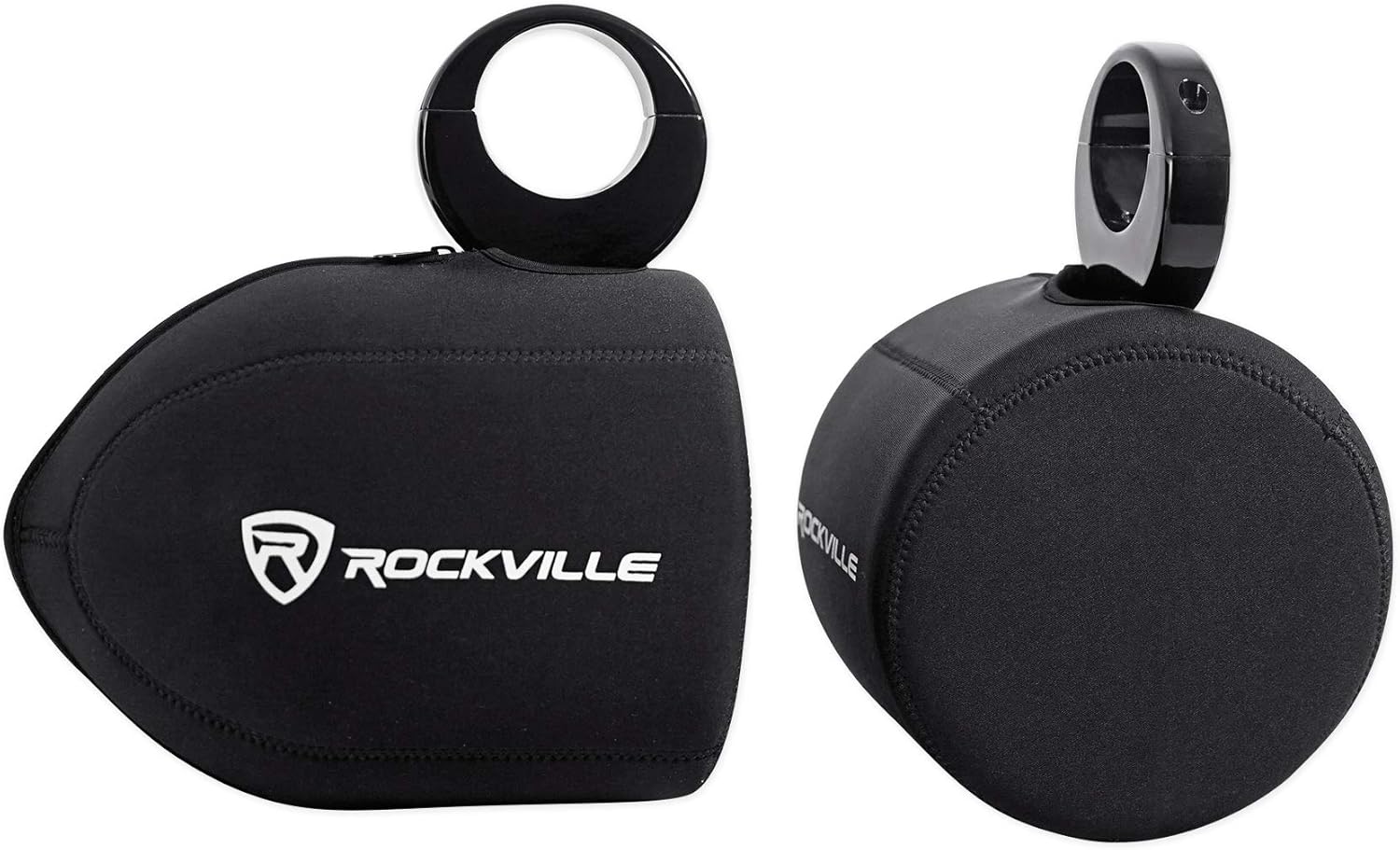 Rockville RWBC80 Neoprene Covers for 8in Marine Speakers