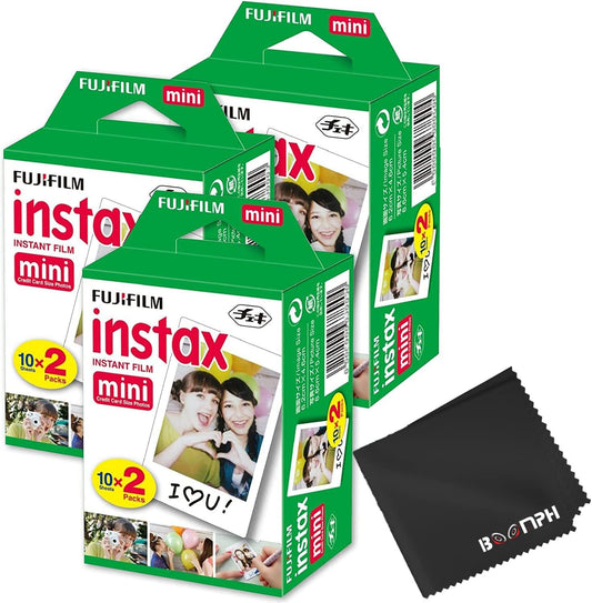 Fujifilm Instax Mini Film: 60 Shots - Snap Memories On-the-Go