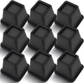 Bed Riser Furniture Lift 4 in Black - Heavy-Duty Under-Bed Storage