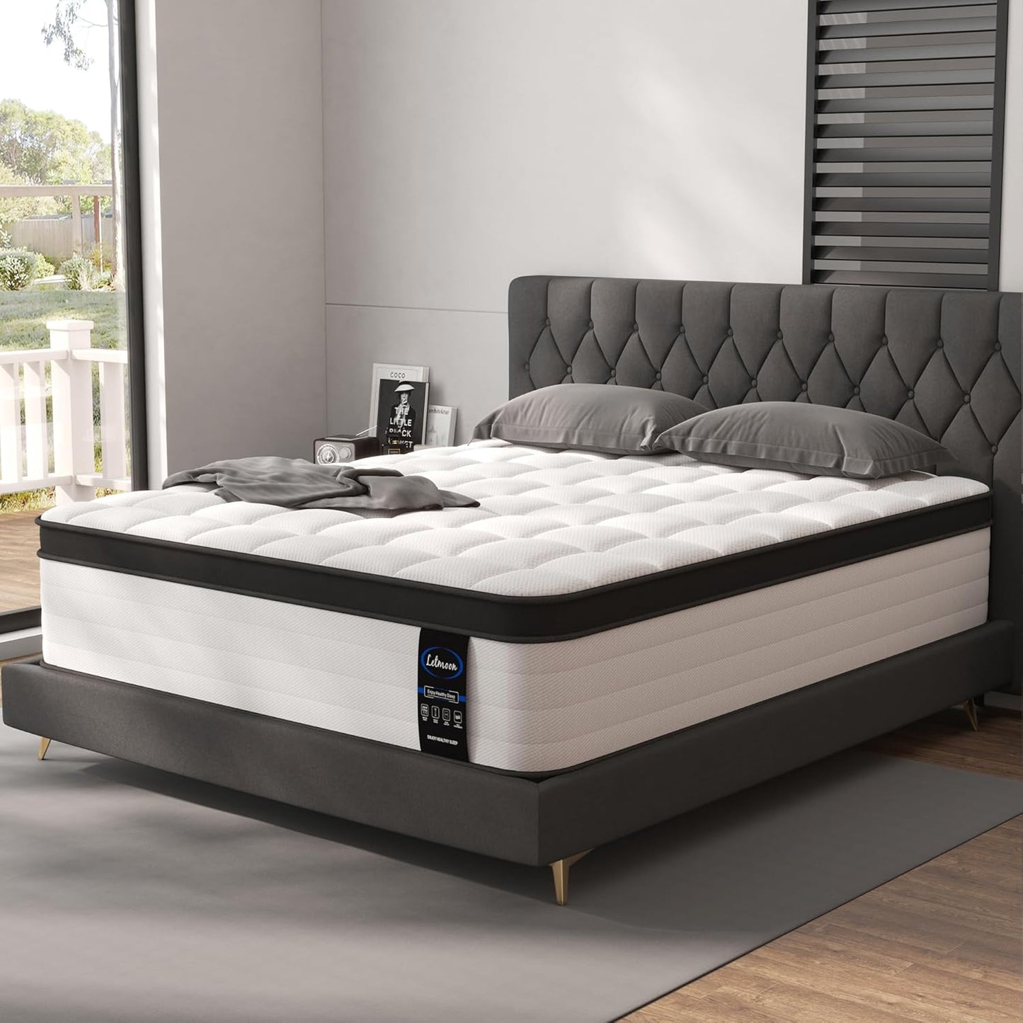 Full Size Mattress with Memory Foam and Pocket Springs for Comfort