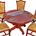 Clear Plastic Round Table Protector PVC Tablecloth Cover 44in