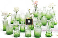 RUCKACE Bud Vases in Bulk 22 Green Glass Small Vases - Vintage