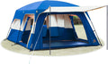 Extra Large Tent 14.1ft x 10ft 2-Room Family Cabin - Fits 10-12