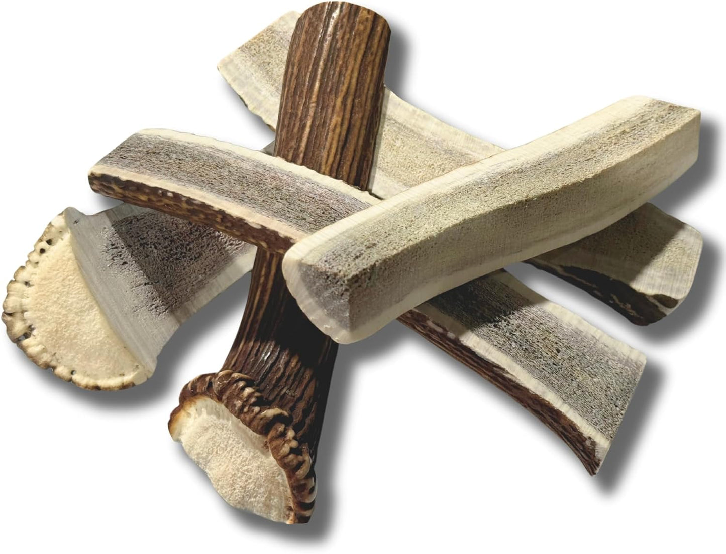 Premium Split Elk Antlers for Dogs - Long Lasting Chews