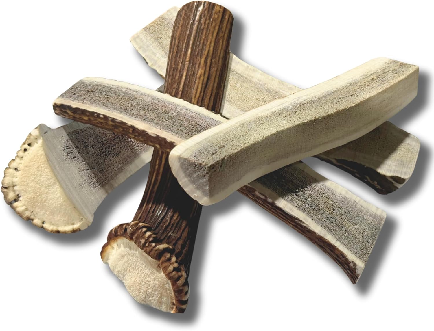 Premium Split Elk Antlers for Dogs - Long Lasting Chews
