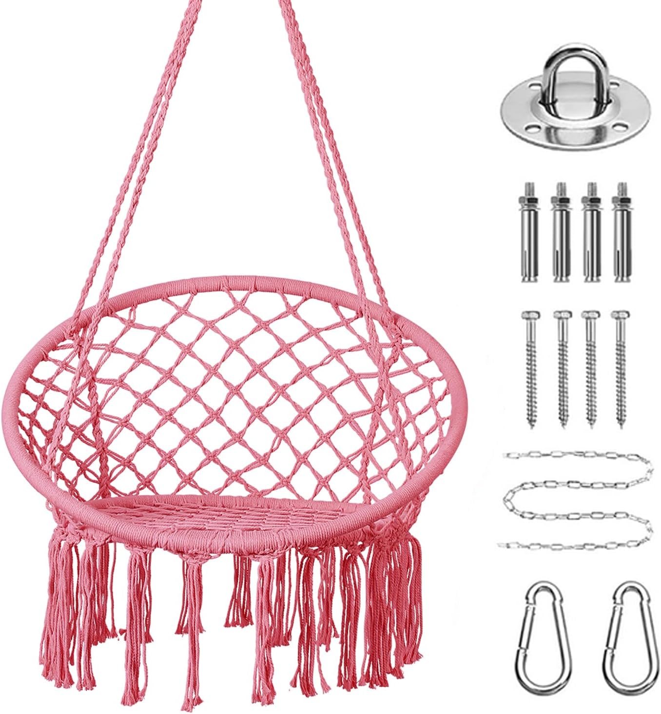 Goutime Hammock Chair - Macrame Hanging Swing for Relaxation