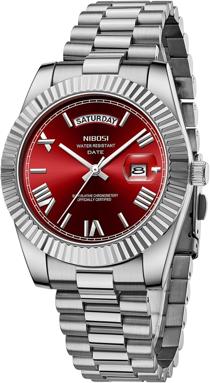 Classic Men's Analog Quartz Watch with Day Date Feature