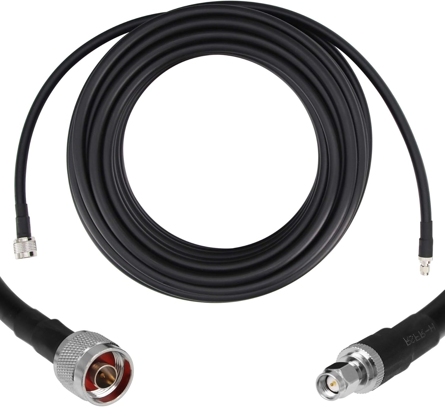 GEMEK 75ft SMA Male to N Male Low Loss Coaxial Cable for 5G