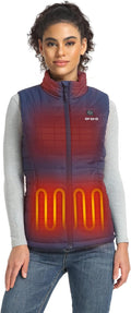 ORORO Women's Lightweight Heated Vest with Battery Pack - Slim Warm