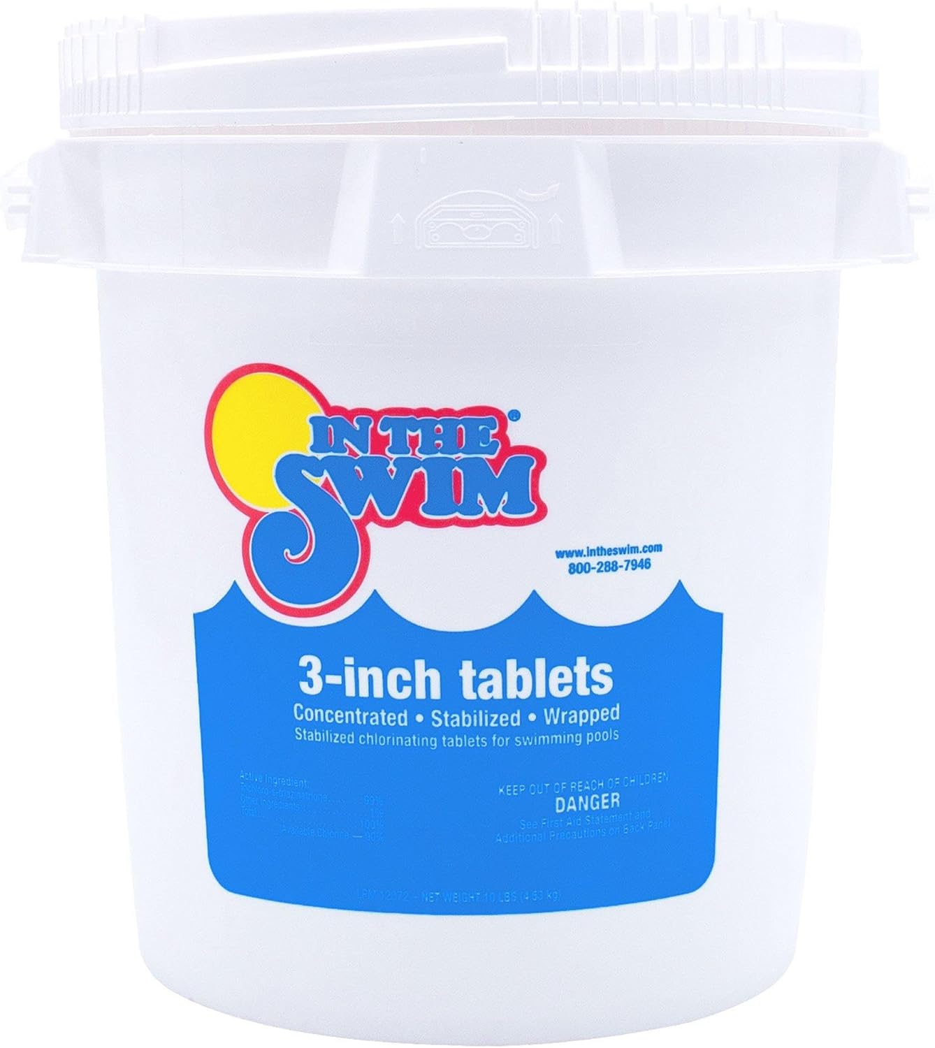 3 Inch Stabilized Chlorine Tablets for Cleaner Pool Water