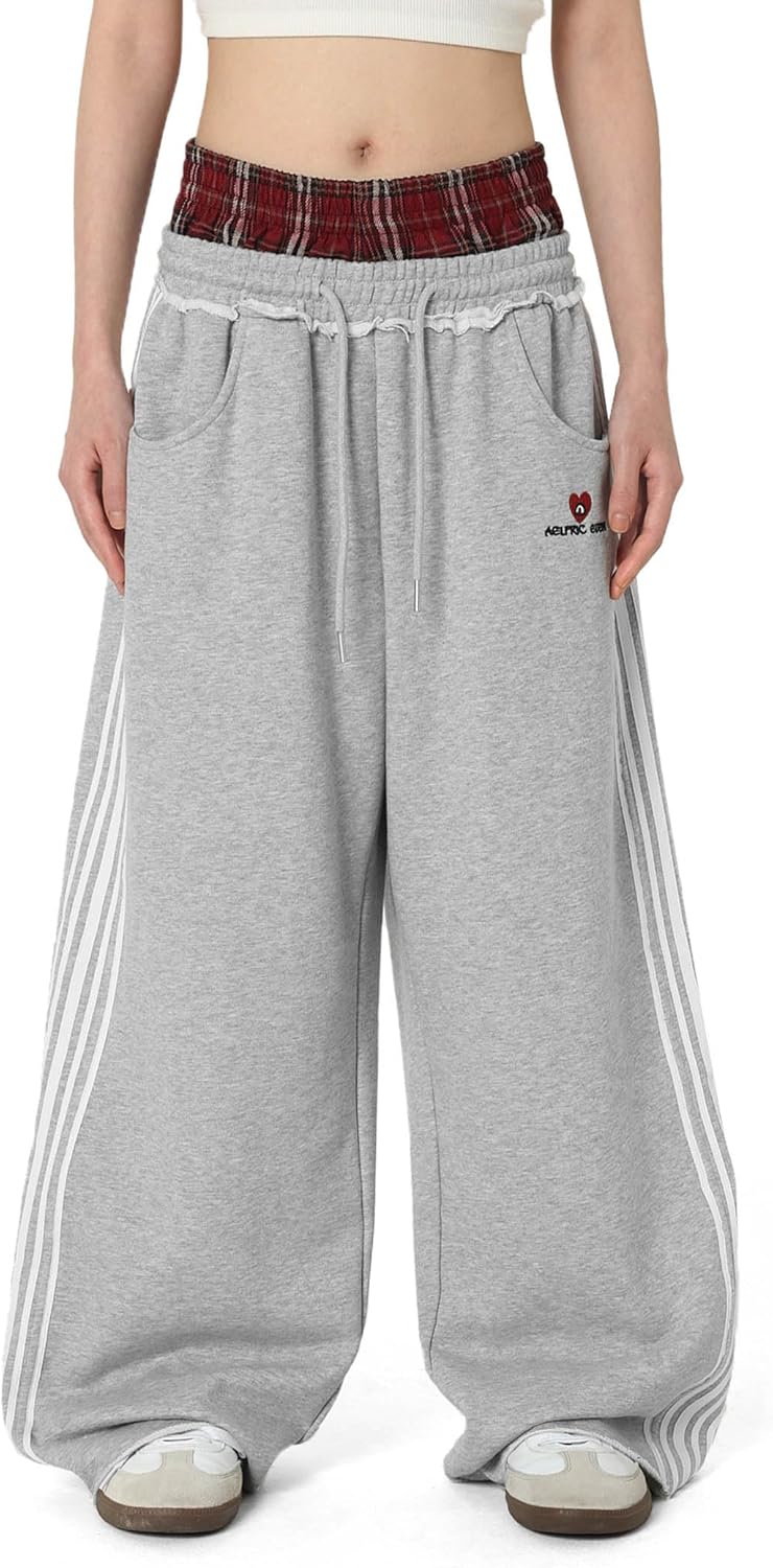 Aelfric Eden Baggy Wide Leg Sweatpants for Women with Pockets