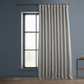Faux Linen Curtains 100W x 84L - Room Darkening Clay Panel