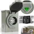 GeepKey 30 Amp Power Inlet Box NEMA L14-30P - Weatherproof Outdoor