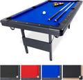 Mid-Size Billiards Table 6/7/8 ft - Portable Pool Table