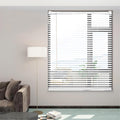 Cordless Vinyl Mini L Blinds 44ft W x 64ft H - Cordless Light