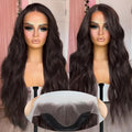 Synthetic 13x4 HD Lace Front Wig 26 in Wavy Middle Part - Ready