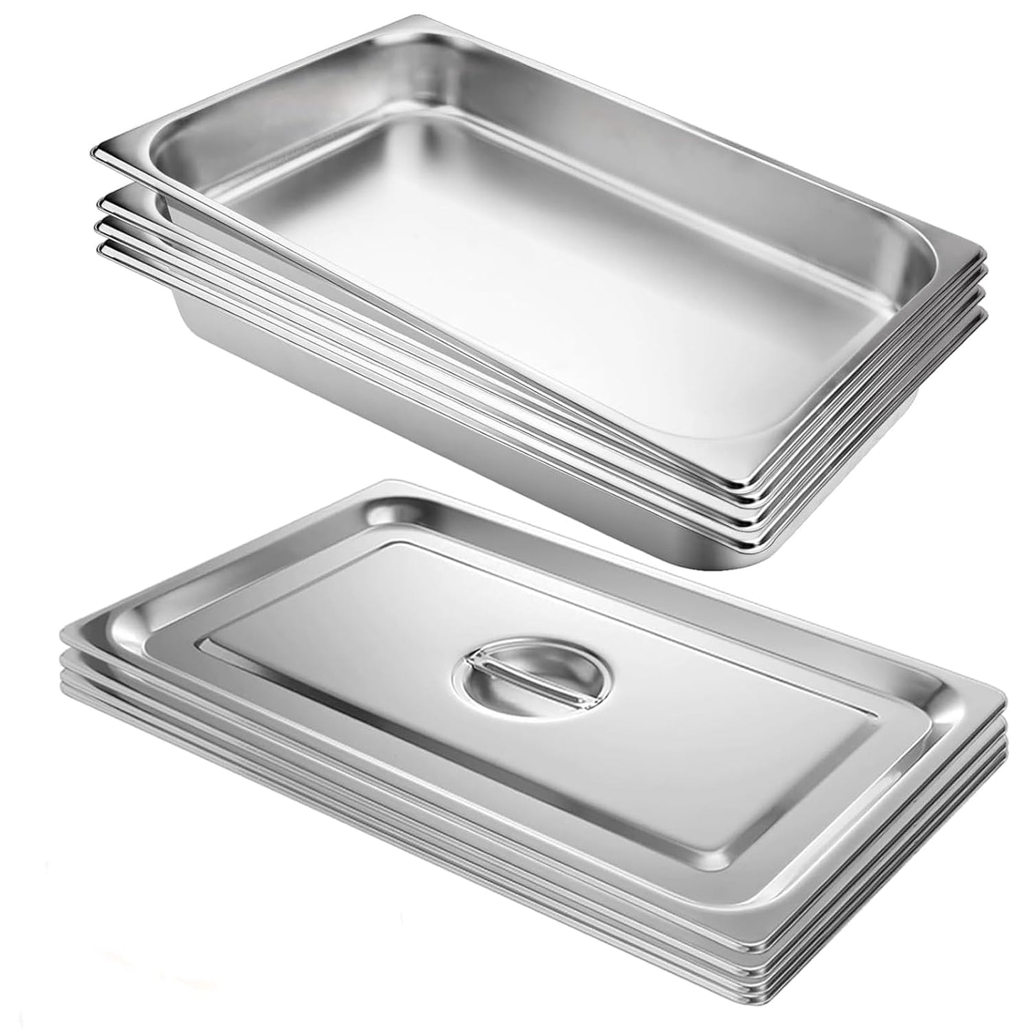 High-Quality 1/1 Size Hotel Pans with Lids for Catering Needs