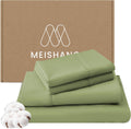 MEISHANG 1000 Thread Count Egyptian Cotton Sheets King - Hotel