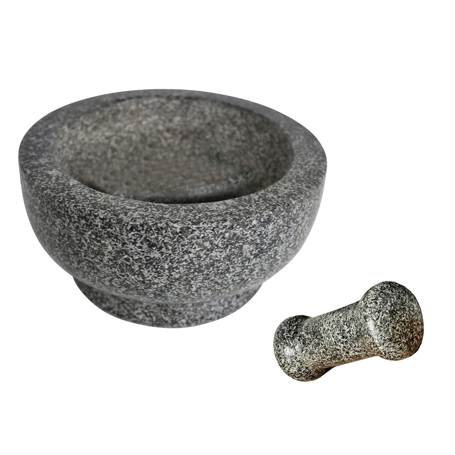 IMUSA 8.5in Traditional Heavy Duty Granite Molcajete for Cooking