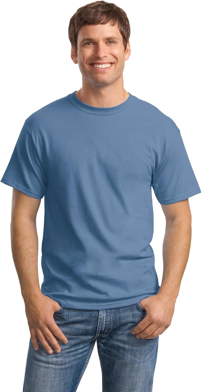 Hanes Mens Tall 100% Cotton Crew Neck Undershirts for Comfort