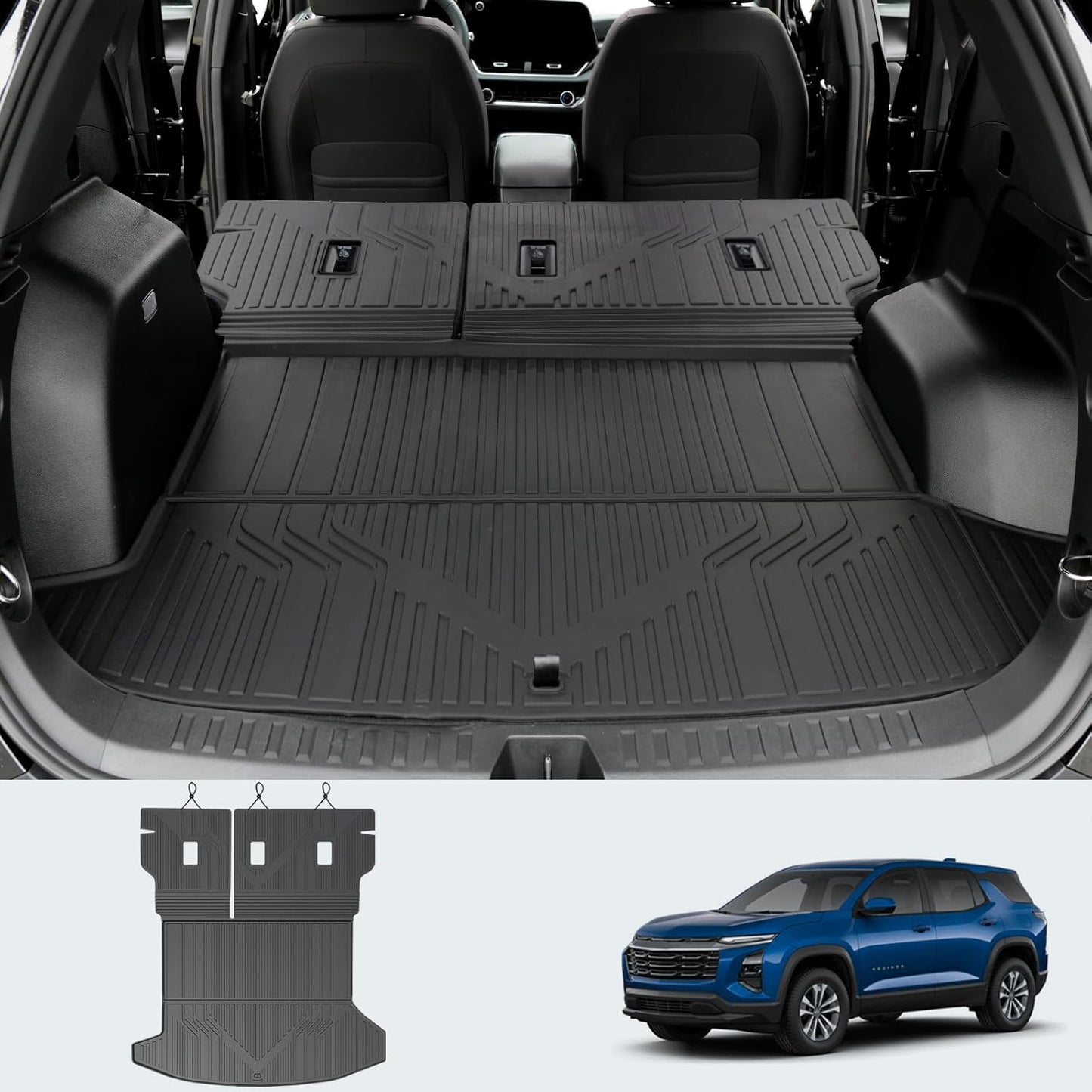 Custom Fit Cargo Liners & Backrest Mat for Chevy Equinox 2025