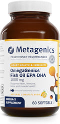 OmegaGenics EPA-DHA 1000 mg High Potency Omega-3 - Daily Heart & Brain