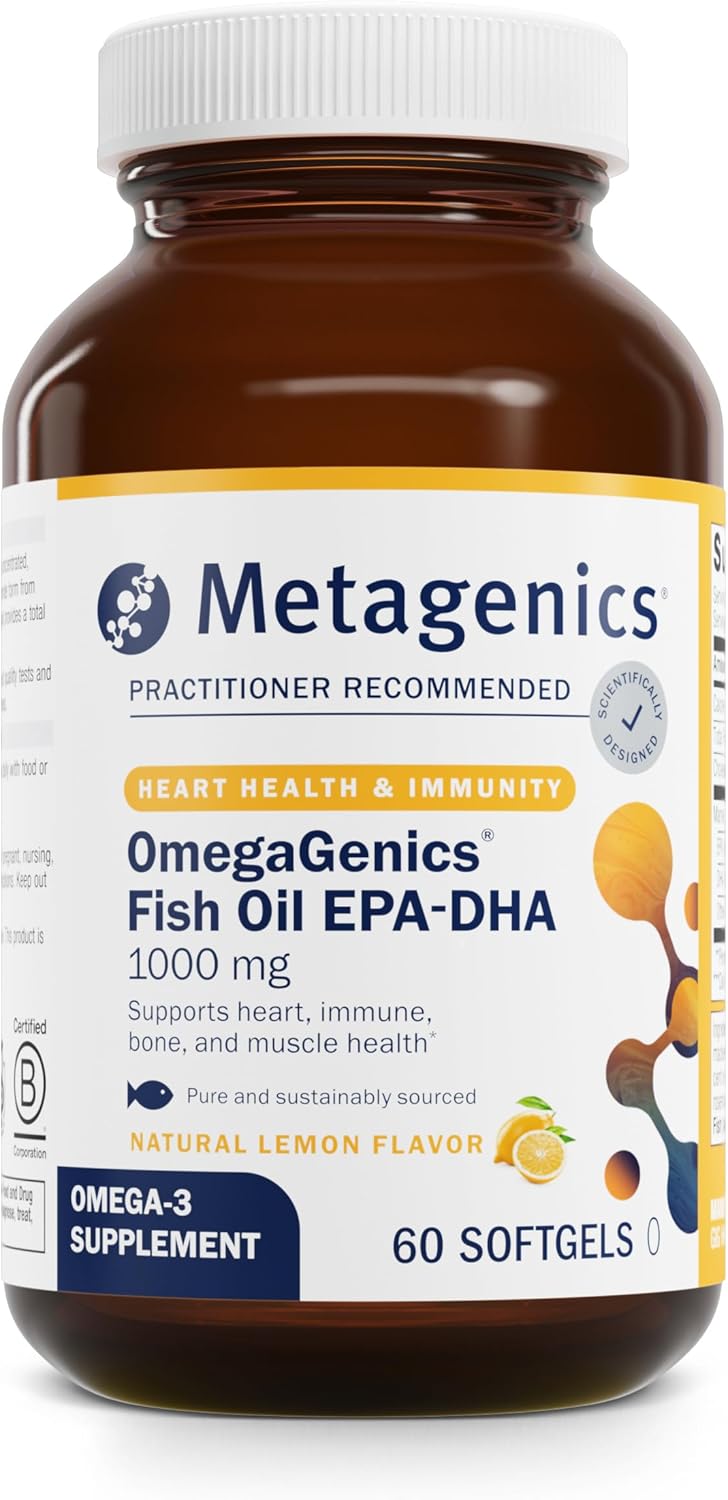 Metagenics OmegaGenics EPA-DHA 1000 mg Fish Oil Supplement