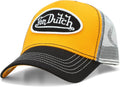 Unisex White Trucker Hat - Von Dutch Curved Bill Mesh Snapback