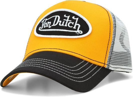Von Dutch Unisex Trucker Hat - Retro Classic Adjustable Cap