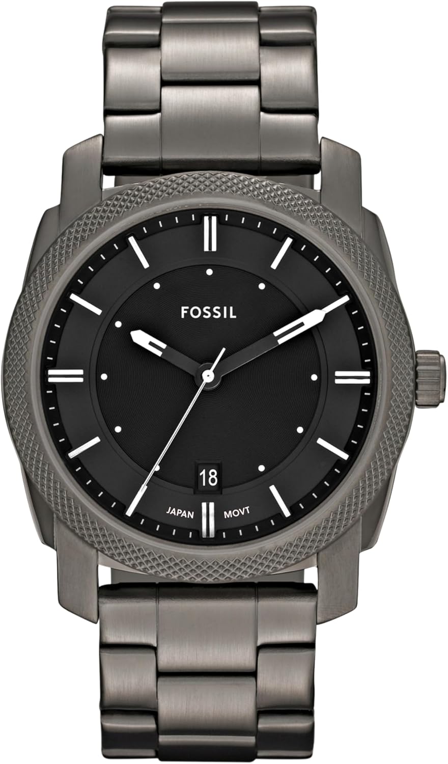 Fossil Men's Stainless Steel Watch - Sleek Three-Hand Design