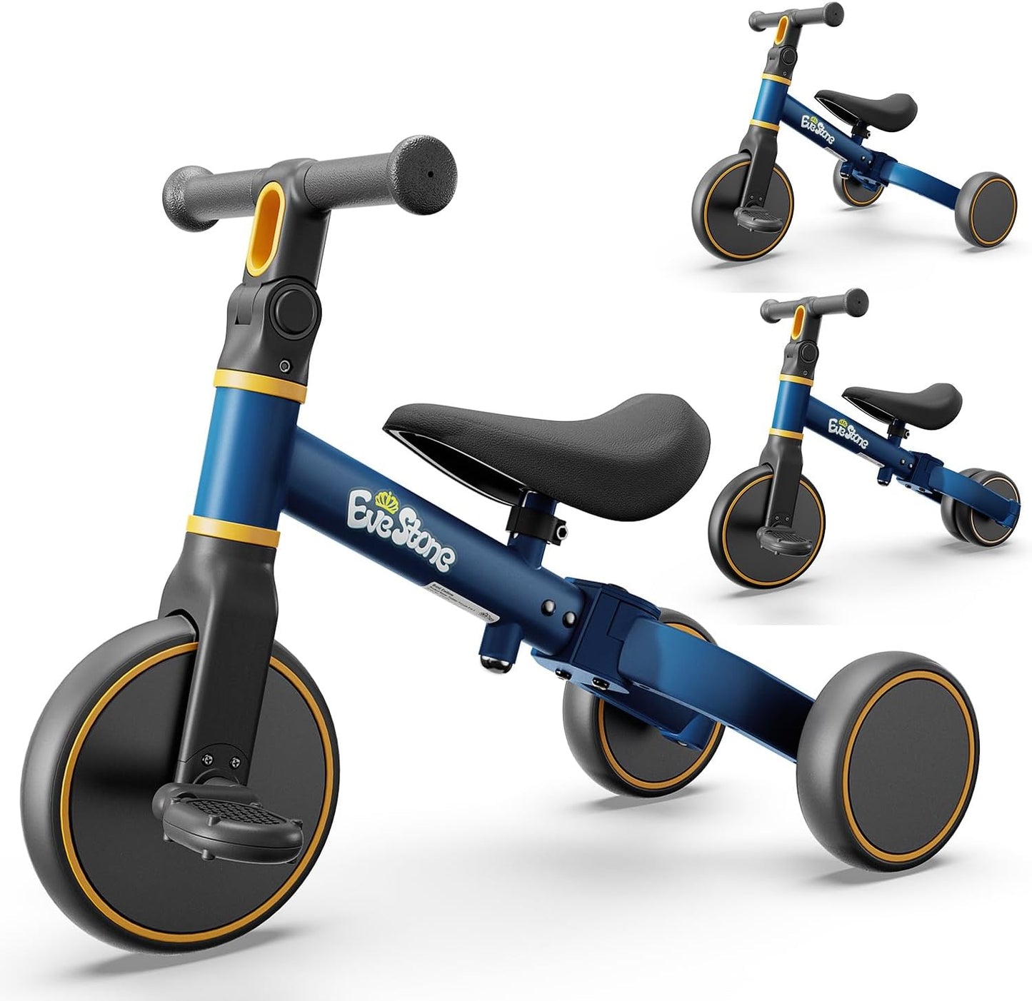 5-in-1 Kids Balance Bike for Toddlers, Safe and Fun Ride