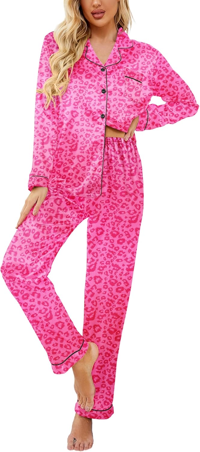 Ekouaer Womens Satin Pajama Set for Ultimate Comfort and Style