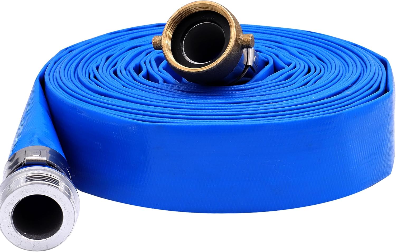 2in x 100 PVC Lay Flat Water Pump Discharge Hose for Pools