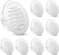 Zonon 12 Pcs 4in Round Stainless Steel Soffit Vents - Durable Vent