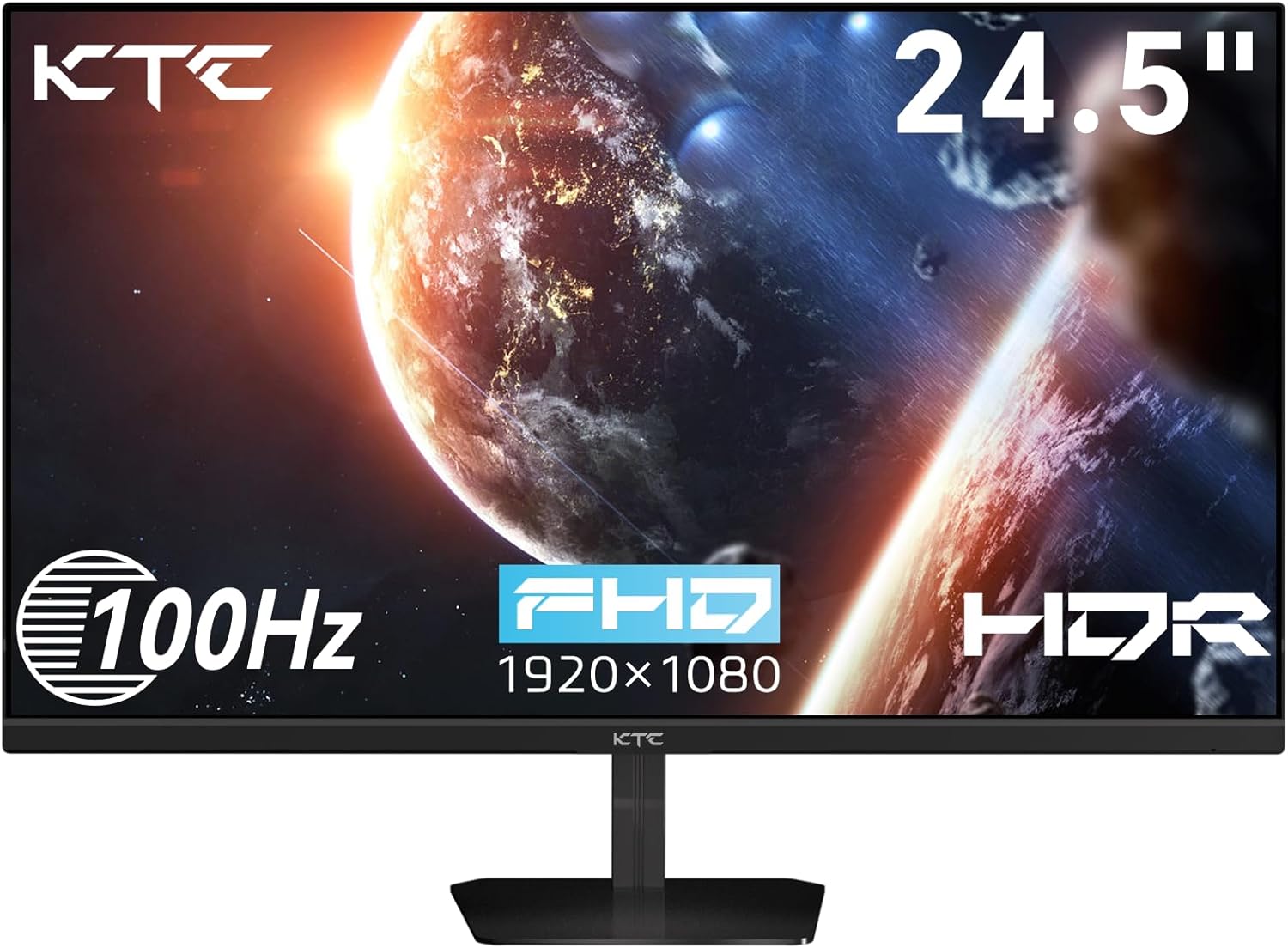 KTC 24.5 Inch FHD 100Hz IPS Monitor for Gaming and Office Use
