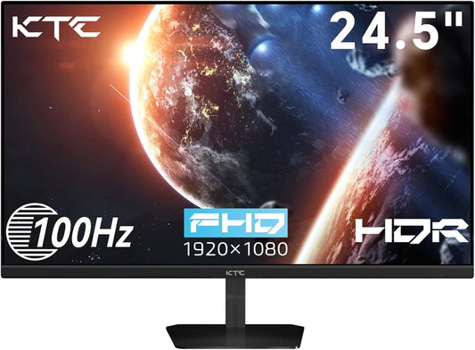KTC 24.5 Inch FHD 100Hz IPS Monitor for Gaming and Office Use