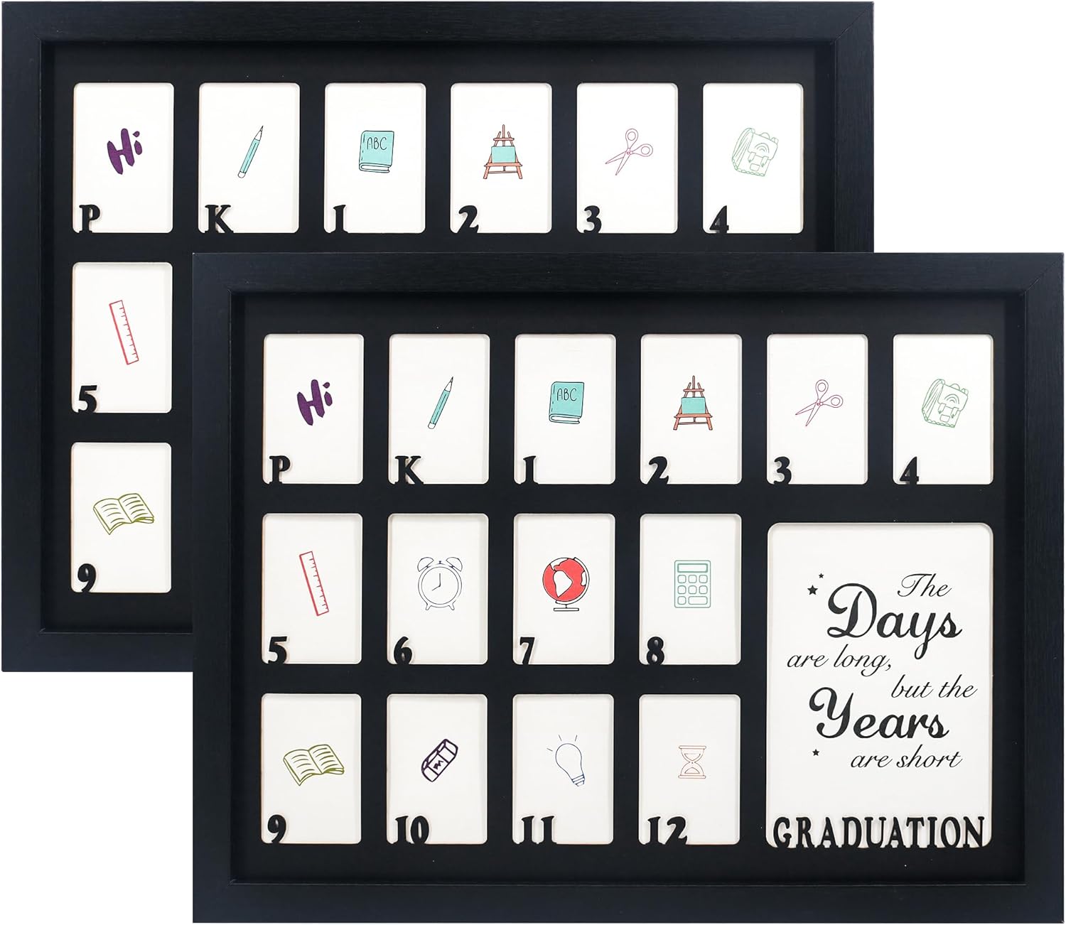 School Years Picture Frames for Graduation Keepsakes and Gifts