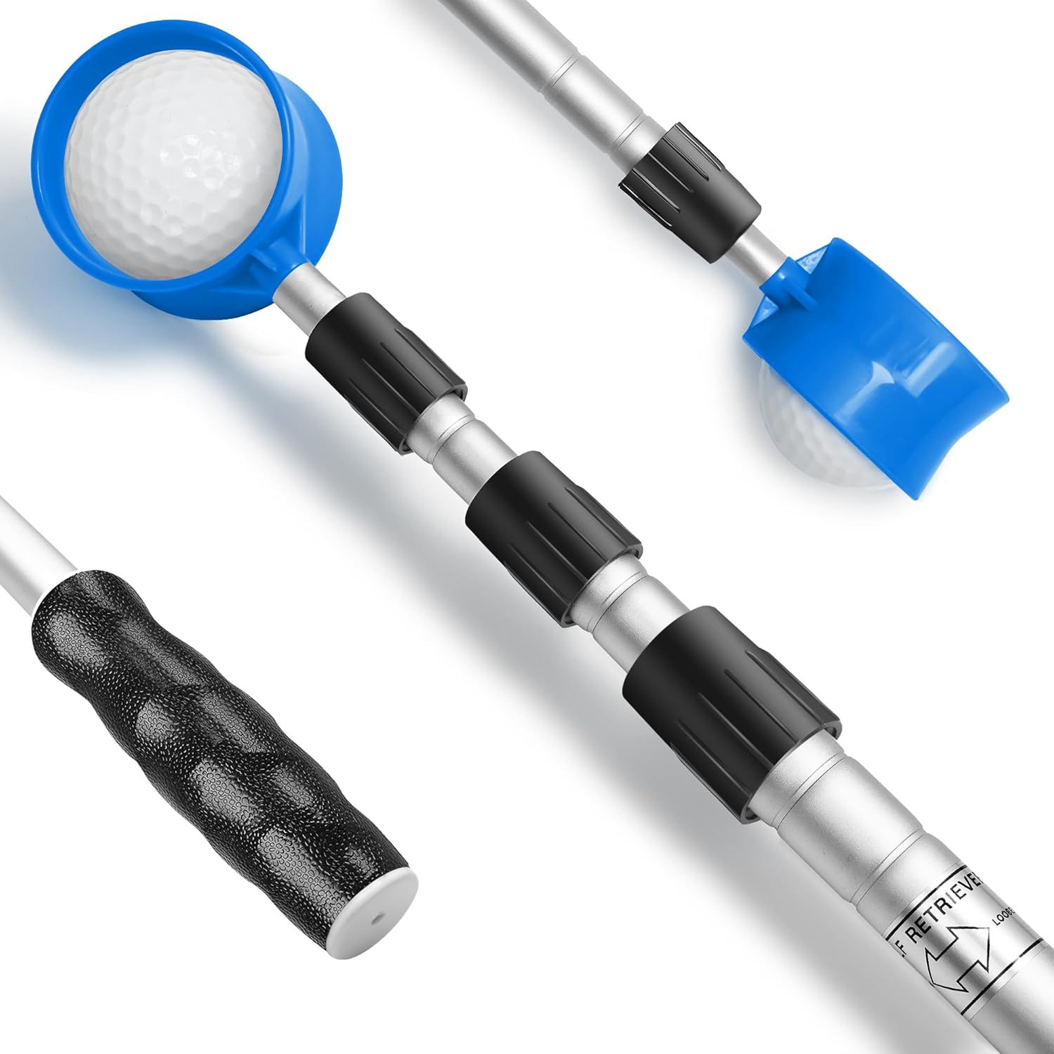 Prowithlin Golf Ball Retriever: Telescopic 18ft Aluminum Accessory