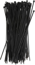 8 in 30 lb Heavy Duty Nylon Cable Ties - 100 Pack for Neat Cable