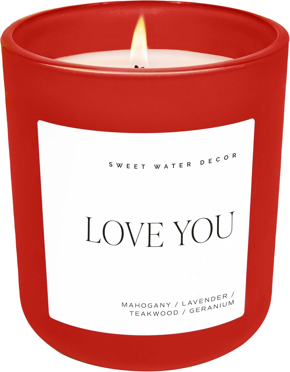 Love You Scented Candles for Romantic Moments and Gifts
