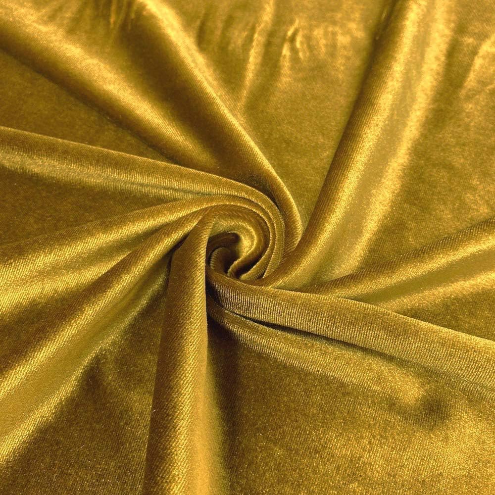 Stretch Velvet Fabric 58/60 in Wide for Crafting and Sewing