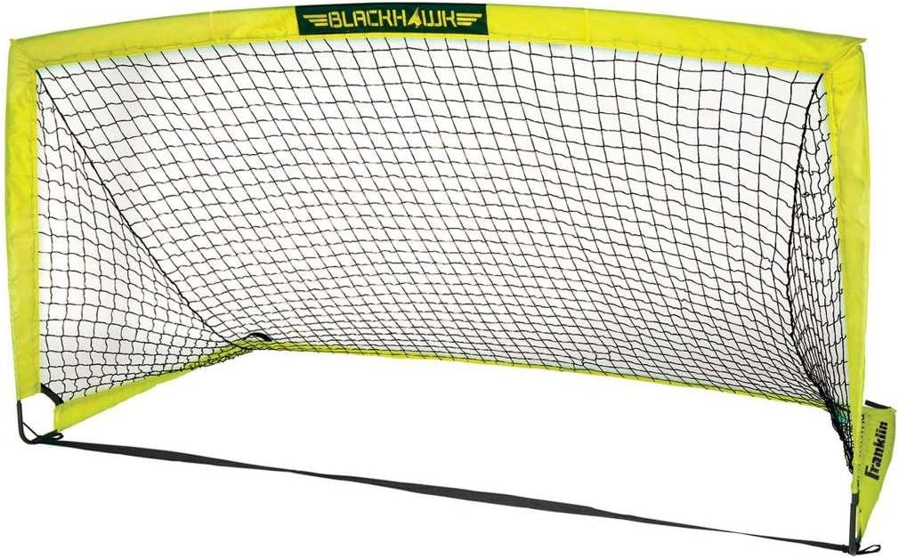 Franklin Sports Blackhawk Backyard Soccer Goal - Portable Pop Up Nets