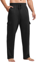 PINSPARK Cargo Sweatpants for Men with Pockets - Lightweight Baggy Fit