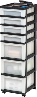 IRIS USA 7-Drawer Rolling Plastic Storage Cart - Mobile Craft