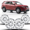 17ft Hubcaps for Nissan Rogue - Snap-On Chrome Set of 4