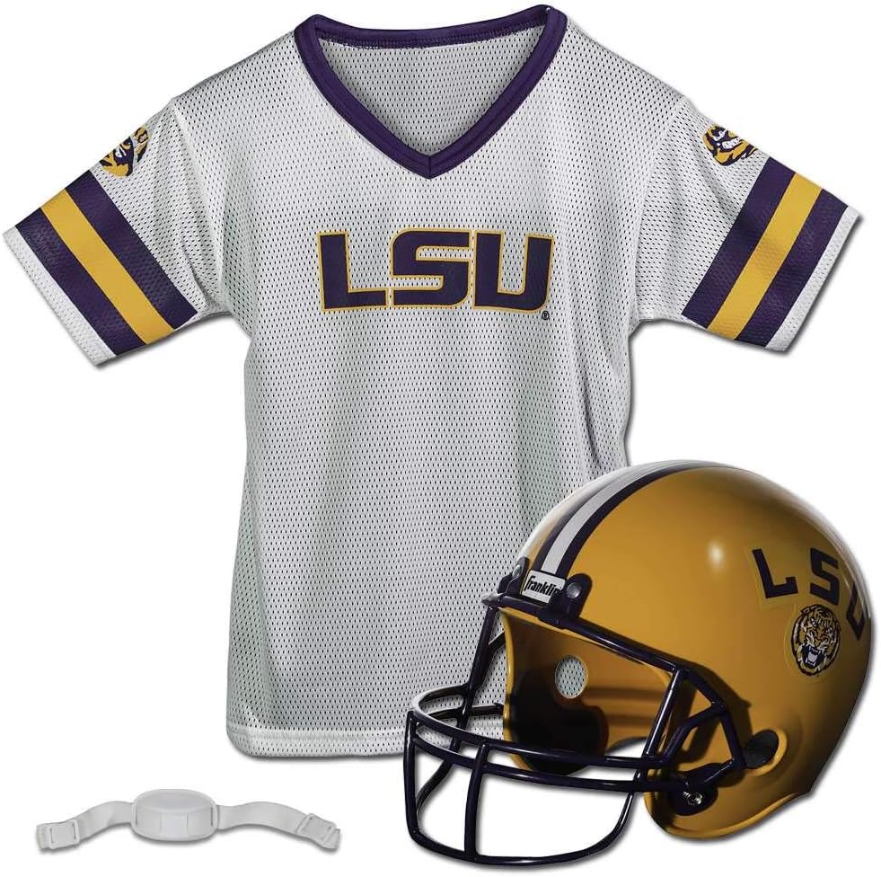 NCAA Kids College Football Helmet and Jersey Sets for Play