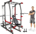 Marcy 3-in-1 Smith Machine Home Gym for Full Body Training