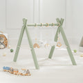 Comfy Cubs Wooden Baby Play Gym - Natural Pinewood Sensory Gym