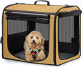 Dog Car Carrier Light Weight Foldable Pet Crate - Portable Travel